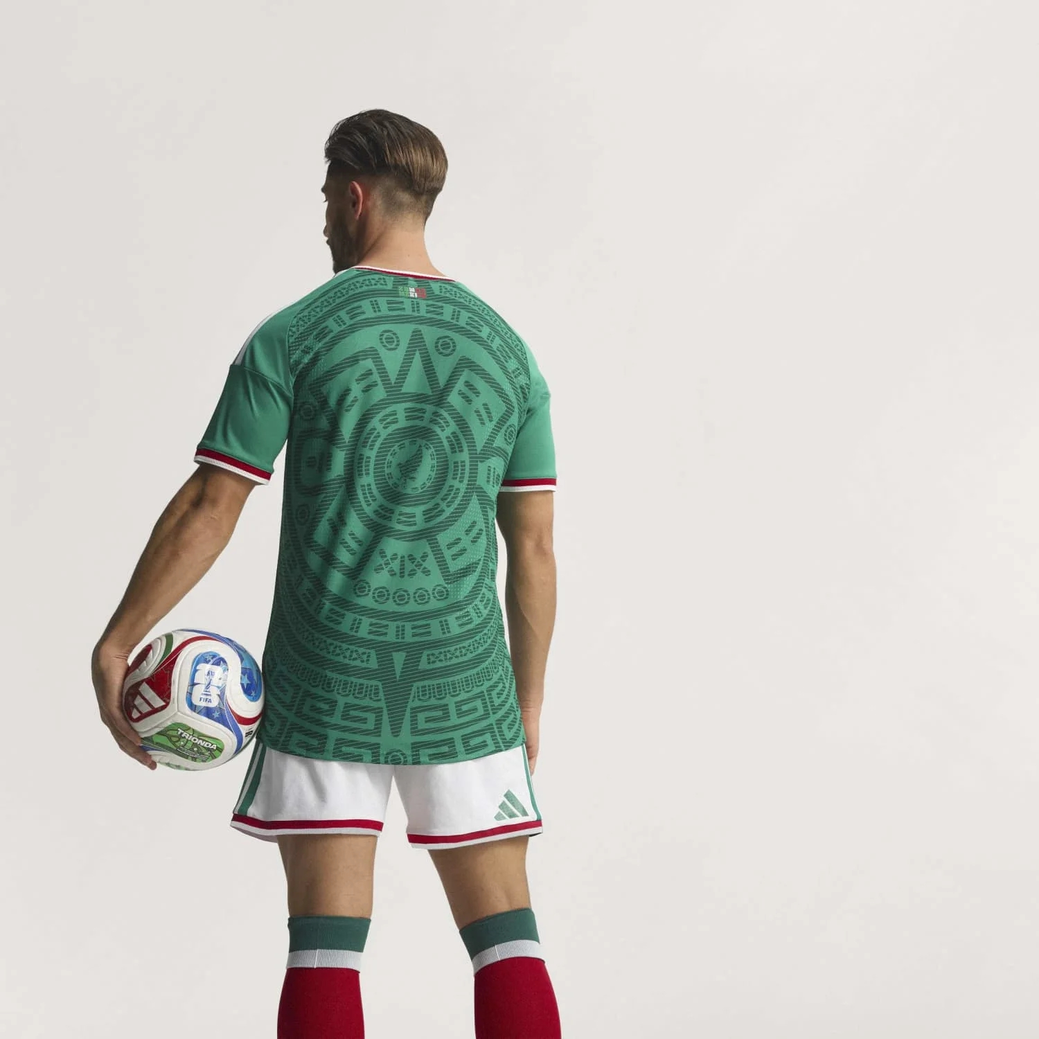 Mexico 2026 Elite Home Jersey - Men's | Slim Fit Climacool+ Lightweight Football Shirt with Cultural Design-Soccer Shirts Store: 2026 World Cup Kits