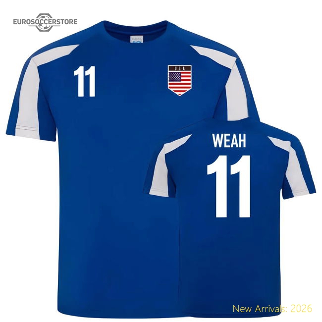 S,Usa Game Ready Usa Sports Training Match Shirt (Weah 11)-World Cup Jersey Hub - 2026 National Football Kits Store