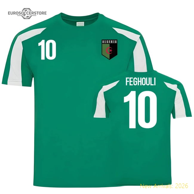 S,Algeria Algeria Sports Training Match Shirt (Feghouli 10)-World Cup Jersey Hub - 2026 National Football Kits Store