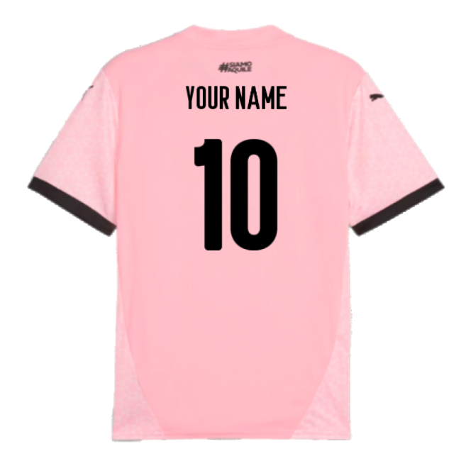 Palermo 2024-2025 Home Uniform Palermo (Your Name) Jersey-World Cup Jersey Hub - 2026 National Football Kits Store
