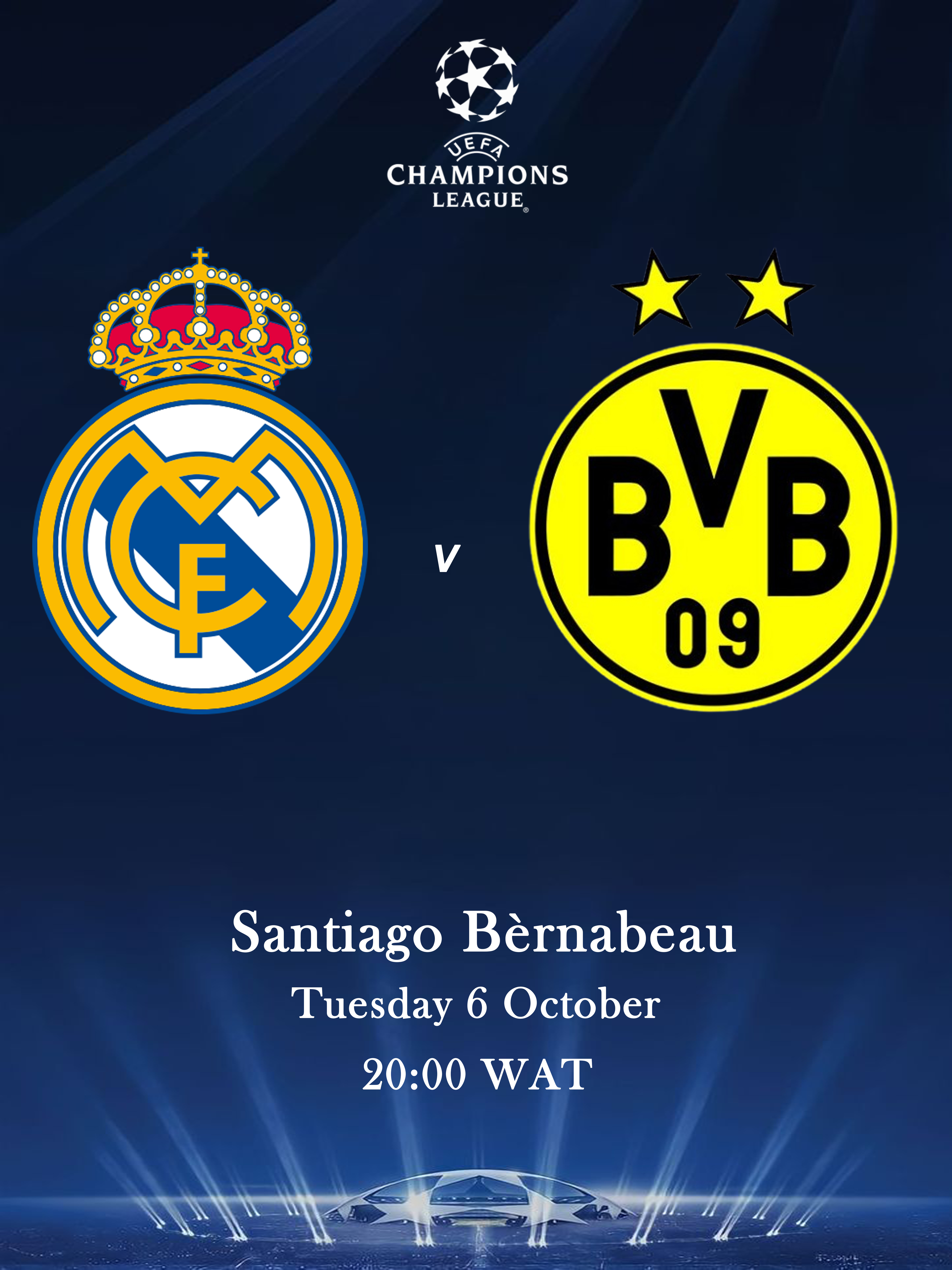 Champions League Promotional Poster