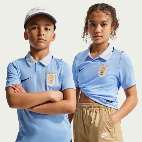 Uruguay 2026 Home Field Youngster Kit - La Celeste Sky Blue Junior Kit-Soccer Shirts Store: 2026 World Cup Kits
