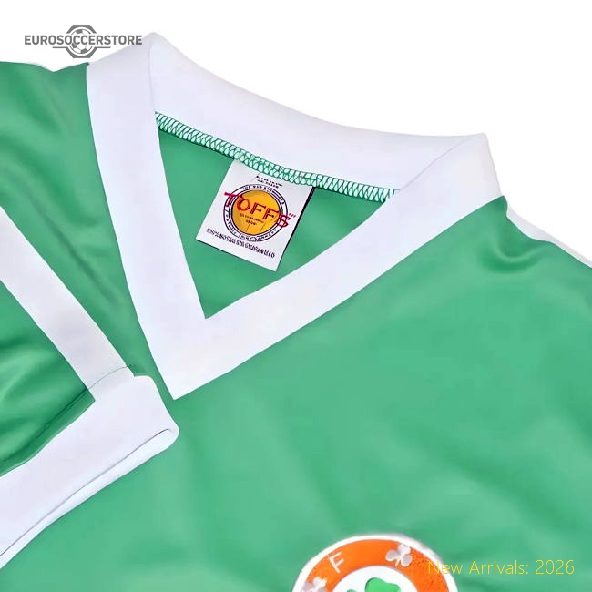 Ireland 1986-1987 Republic Of Ireland Retro Football Match Kit-Soccer Shirts Store: 2026 World Cup Kits