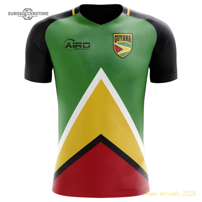 S,International 2025-2026 Guyana Home Concept Football Shirt-World Cup Jersey Hub - 2026 National Football Kits Store