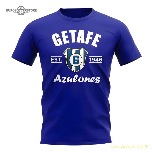 Getafe Getafe Established Football Football T-Shirt (Royal)-World Cup Jersey Hub - 2026 National Football Kits Store