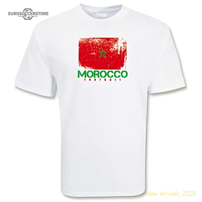 S,Morocco Tournament Morocco Football T-Shirt Perfect For Cheering On Yo-Soccer Shirts Store: 2026 World Cup Kits