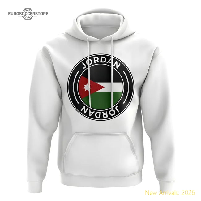 Jordan Jordan Football Badge Hoodie White-World Cup Jersey Hub - 2026 National Football Kits Store