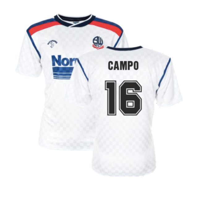 Club Teams,Bolton 1988-1990 Bolton Home Retro Shirt (Campo 16)-Soccer Shirts Store: 2026 World Cup Kits