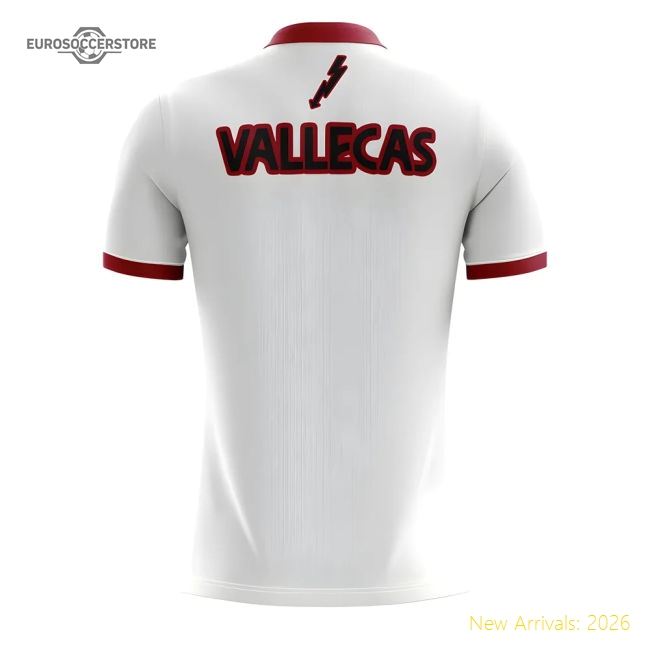 Rayo Vallecano 2025-2026 Home Uniform Womens Football Match Kit-World Cup Jersey Hub - 2026 National Football Kits Store