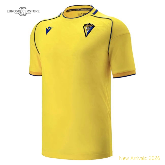 Cadiz 2025-2026 Home Uniform Cadiz (Your Name) Match Kit-World Cup Jersey Hub - 2026 National Football Kits Store