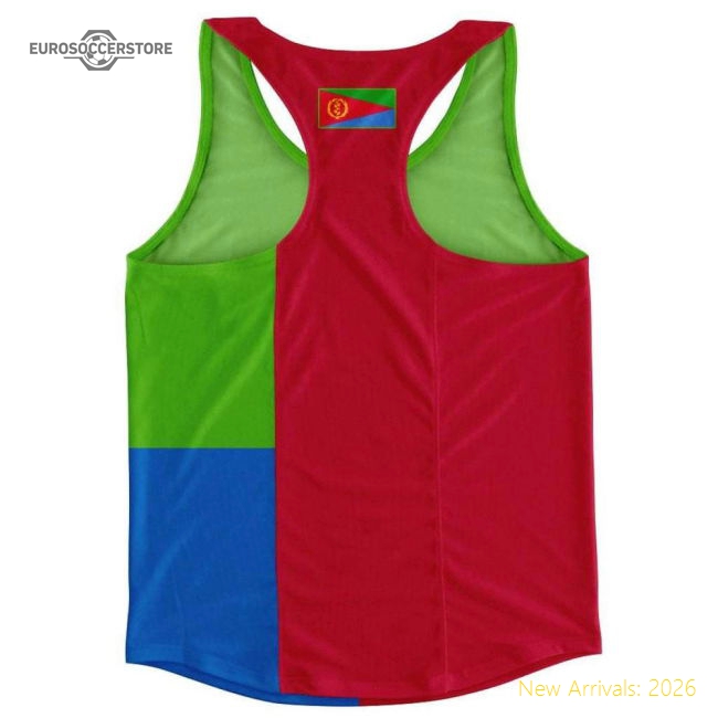 S,Eritrea Competition Ready Eritrea Flag Running Vest Perfect For Cheeri-World Cup Jersey Hub - 2026 National Football Kits Store