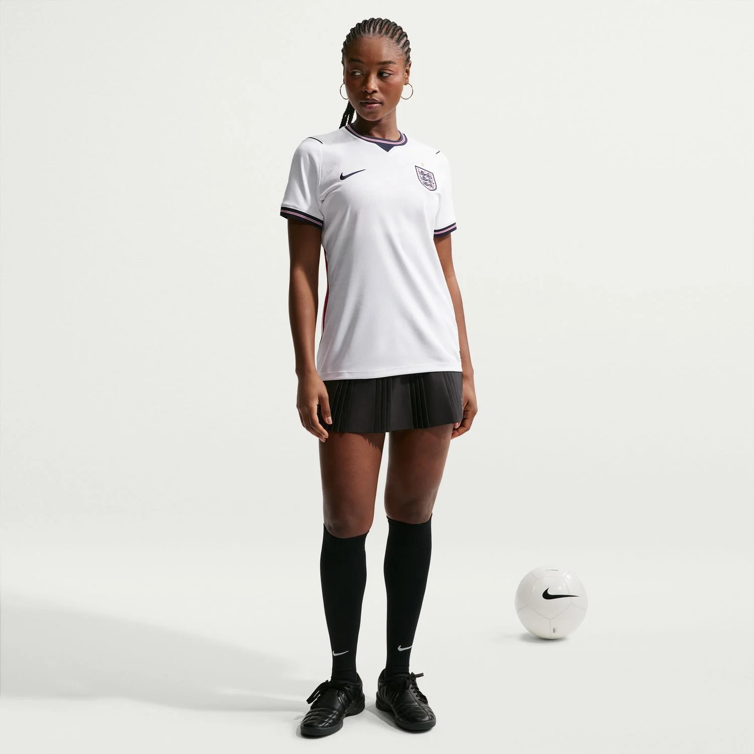 England 2026 Home Women's Jersey - Three Lionesses Heritage Kit-Soccer Shirts Store: 2026 World Cup Kits