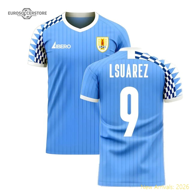 S,Uruguay Uruguay 2025-2026 Home Concept Football Kit (Libero) (L...-Soccer Shirts Store: 2026 World Cup Kits