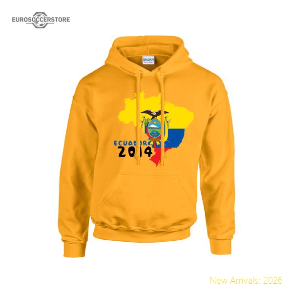 S,Ecuador Competition Ready Ecuador 2014 Country Flag Hoody (Yellow)-World Cup Jersey Hub - 2026 National Football Kits Store