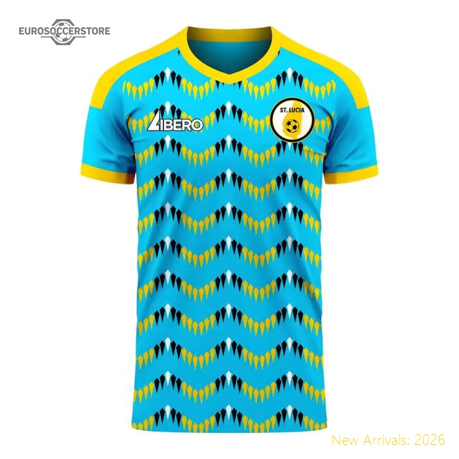 S,St Lucia Saint Lucia 2025-2026 Home Kit Concept Football Kit (Libero)...-World Cup Jersey Hub - 2026 National Football Kits Store