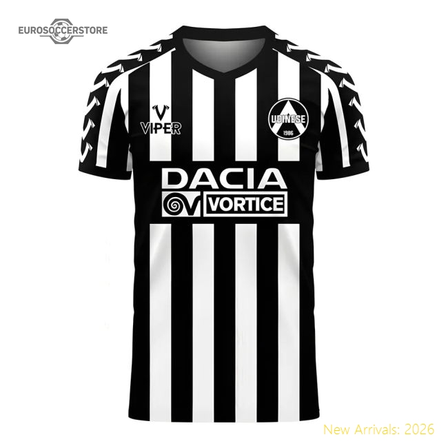 S,Serie A Udinese 2025-2026 Home Kit Concept Football Kit (Viper)-Soccer Shirts Store: 2026 World Cup Kits