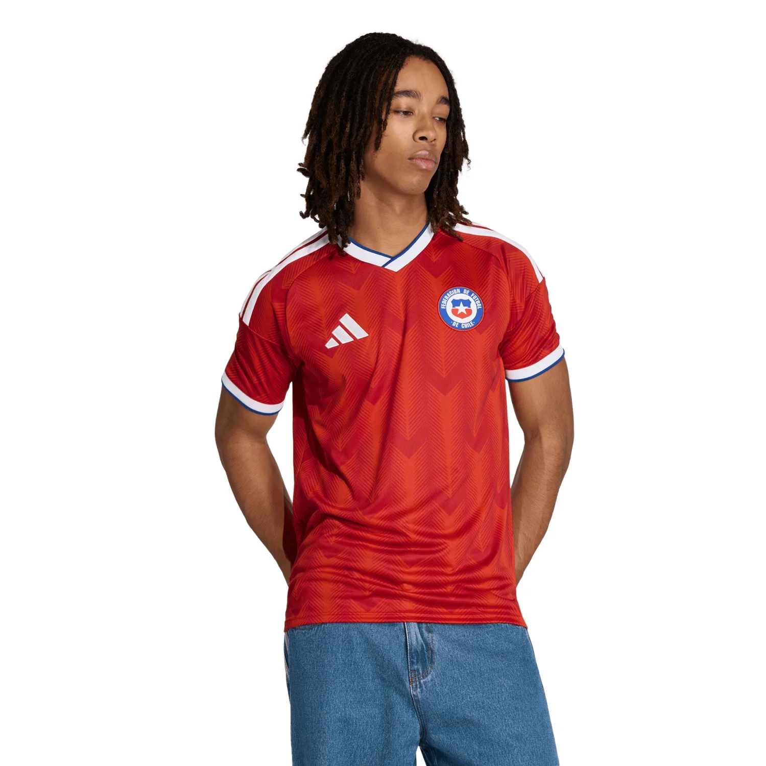 Chile 2026 Home Jersey - Men's | Slim Fit Climacool+ Football Shirt Condor Inspired Design-Soccer Shirts Store: 2026 World Cup Kits
