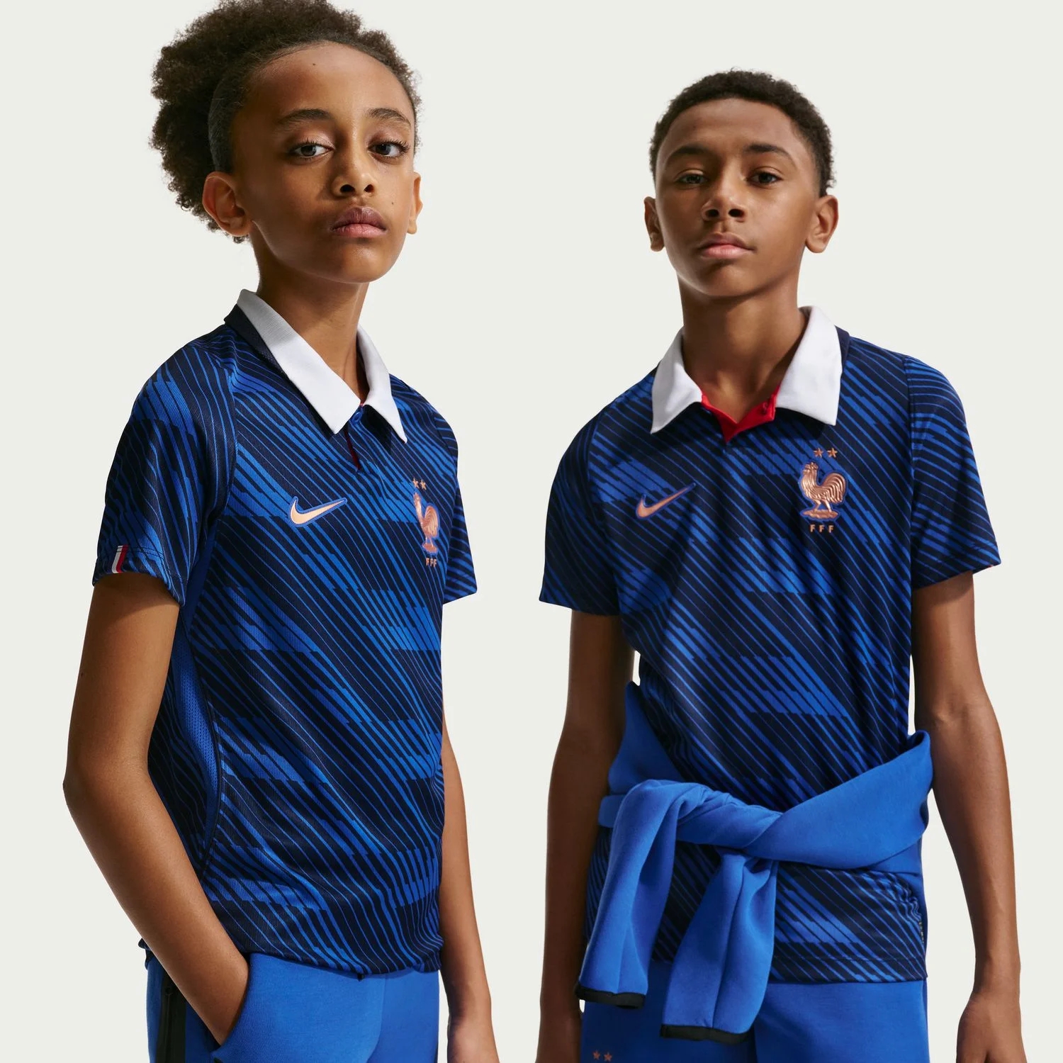 France 2026 Home Youth Jersey - Bleu de France Heritage Kit-Soccer Shirts Store: 2026 World Cup Kits