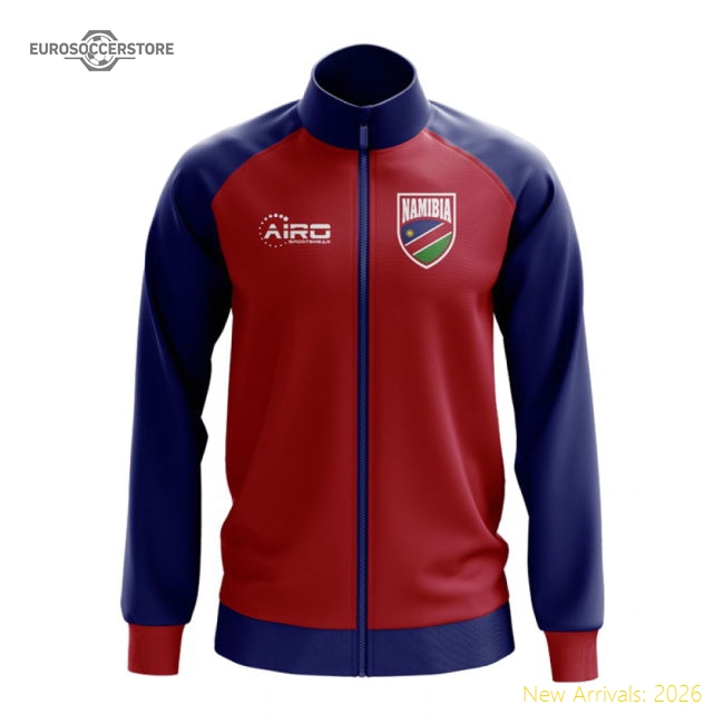 S,Namibia Match Day Namibia Concept Football Track Jacket (Red)-World Cup Jersey Hub - 2026 National Football Kits Store