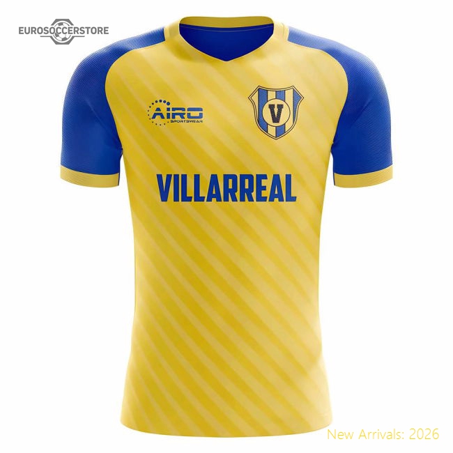Villareal 2025-2026 Home Gear Villarreal Concept Football Match Kit-Soccer Shirts Store: 2026 World Cup Kits