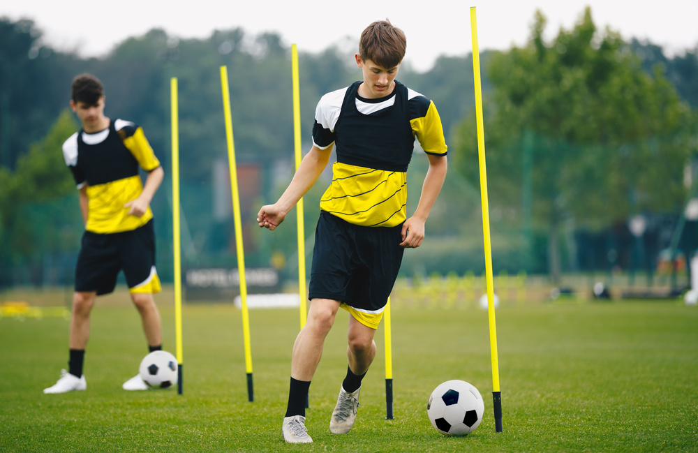 Youth Football Training Promotional Image