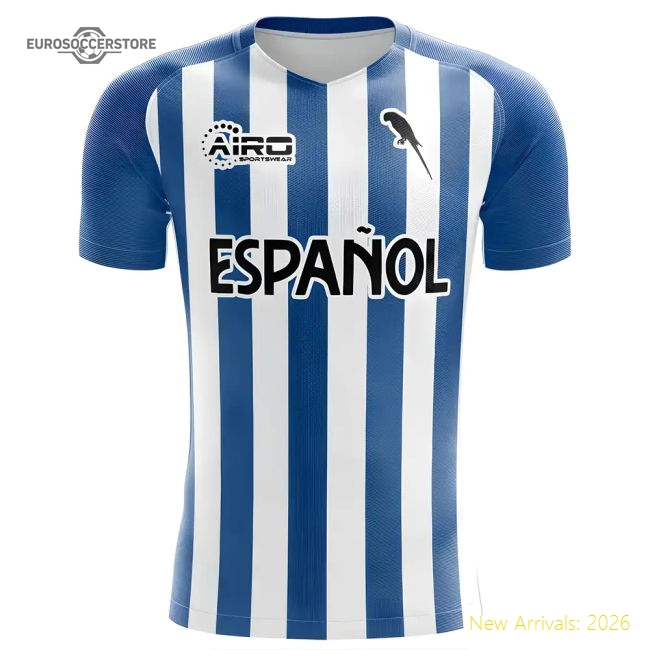 S,La Tournament Liga 2025-2026 Espanyol Home Kit Concept Football Shirt-Soccer Shirts Store: 2026 World Cup Kits