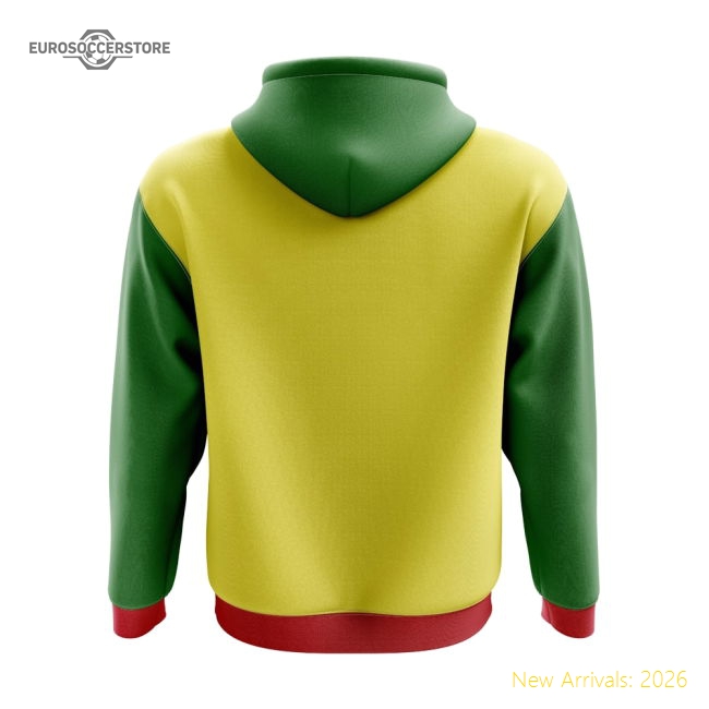S,Senegal Senegal Concept Country Football Hoody (Yellow)-Soccer Shirts Store: 2026 World Cup Kits