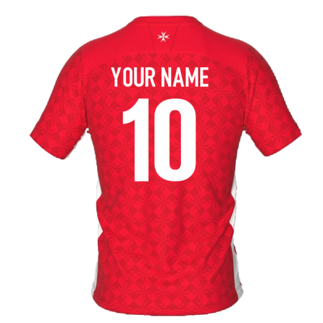Malta 2022-2023 Home Gear Malta (Your Name) Match Match Kit-Soccer Shirts Store: 2026 World Cup Kits