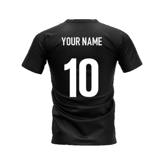 Man Utd Cristiano Ronaldo Legend (Your Name) T-Shirt (Black)-Soccer Shirts Store: 2026 World Cup Kits