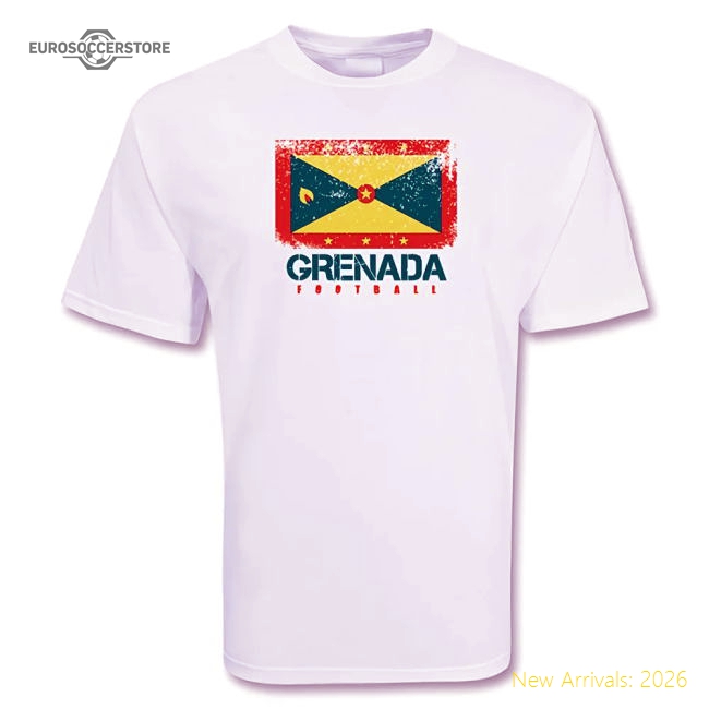 S,Grenada Tournament Grenada Football T-Shirt Perfect For Cheering On Yo-World Cup Jersey Hub - 2026 National Football Kits Store