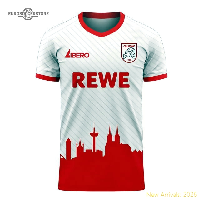 Fc Koln 2025-2026 Home Uniform Koln Concept Football Kit Football Top-World Cup Jersey Hub - 2026 National Football Kits Store
