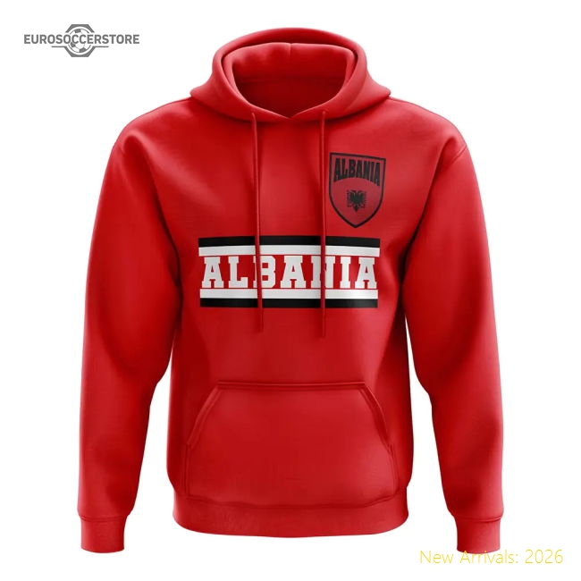 Albania Albania Core Football Country Hoody Red-World Cup Jersey Hub - 2026 National Football Kits Store