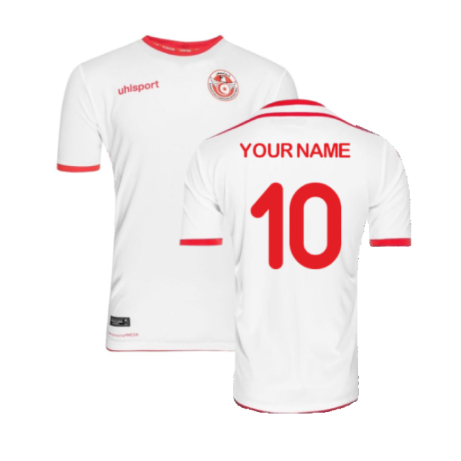 S,Tunisia Tunisia 2018 Home Shirt ((Excellent) M) (Your Name)-World Cup Jersey Hub - 2026 National Football Kits Store