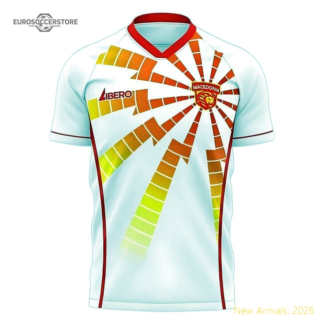 Macedonia 2025-2026 Away Kit North Macedonia Concept Jersey Libero-World Cup Jersey Hub - 2026 National Football Kits Store