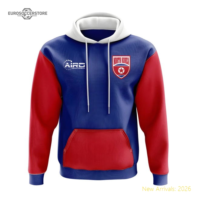 North Korea North Korea Concept Country Football Hoody Blue-World Cup Jersey Hub - 2026 National Football Kits Store