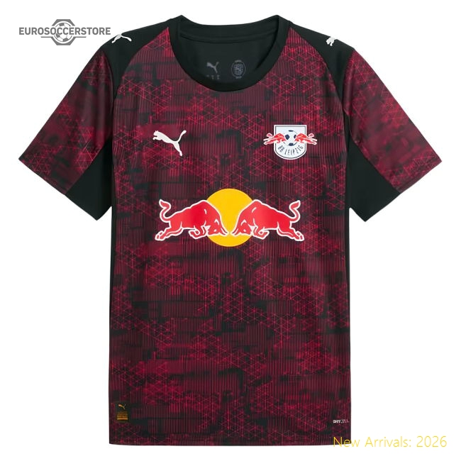 Red Bull Leipzig 2025-2026 Third Uniform Red Bull Leipzig (Your Name) ...-World Cup Jersey Hub - 2026 National Football Kits Store