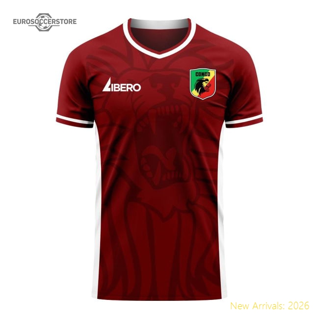 S,Congo Tournament Dr Congo 2025-2026 Home Kit Concept Football Kit...-World Cup Jersey Hub - 2026 National Football Kits Store
