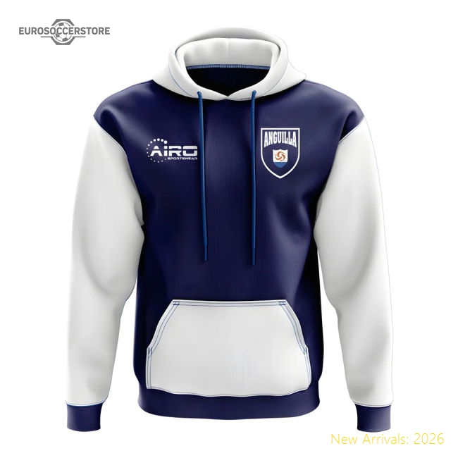 S,Anguilla Game Ready Anguilla Concept Country Football Hoody (Navy)-World Cup Jersey Hub - 2026 National Football Kits Store