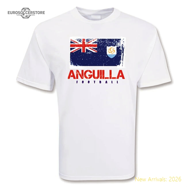 S,Anguilla Competition Ready Anguilla Football T-Shirt Perfect For Cheer-World Cup Jersey Hub - 2026 National Football Kits Store