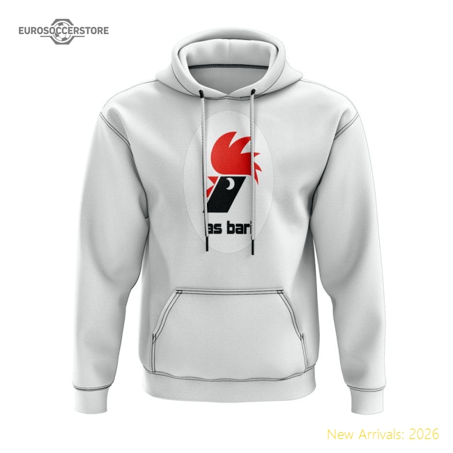 Bari Football Hoody (White) For Diehard Football Fans-World Cup Jersey Hub - 2026 National Football Kits Store