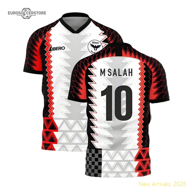 S,Egypt Egypt 2025-2026 Third Concept Football Kit (Libero) (M Salah 10)-Soccer Shirts Store: 2026 World Cup Kits