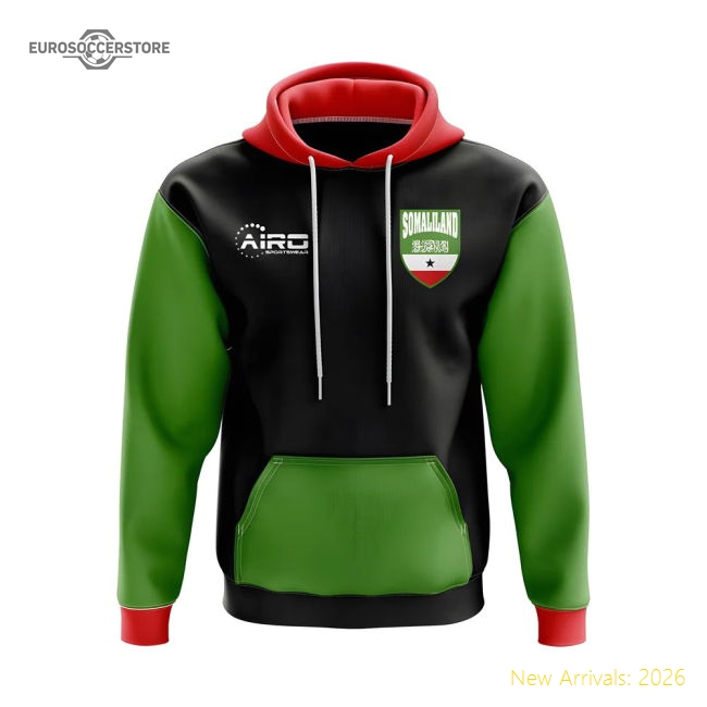 S,Hoodies Somaliland Concept Country Football Hoody (Black)-Soccer Shirts Store: 2026 World Cup Kits