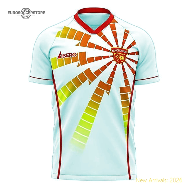 Macedonia 2025-2026 Away North Macedonia Concept (Your Name) Top Libero-World Cup Jersey Hub - 2026 National Football Kits Store