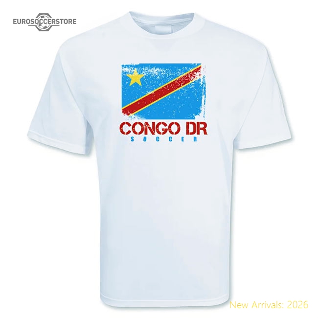 S,Congo Game Ready Congo Dr Football T-Shirt Perfect For Cheering On You-World Cup Jersey Hub - 2026 National Football Kits Store