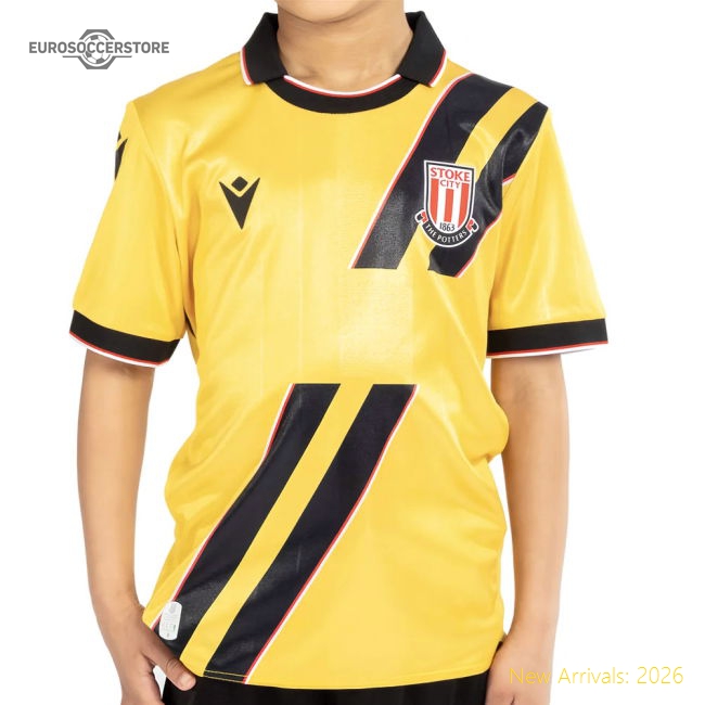 Stoke City 2025-2026 Third Gear Stoke City (Your Name) Match Kit (Kids)-Soccer Shirts Store: 2026 World Cup Kits