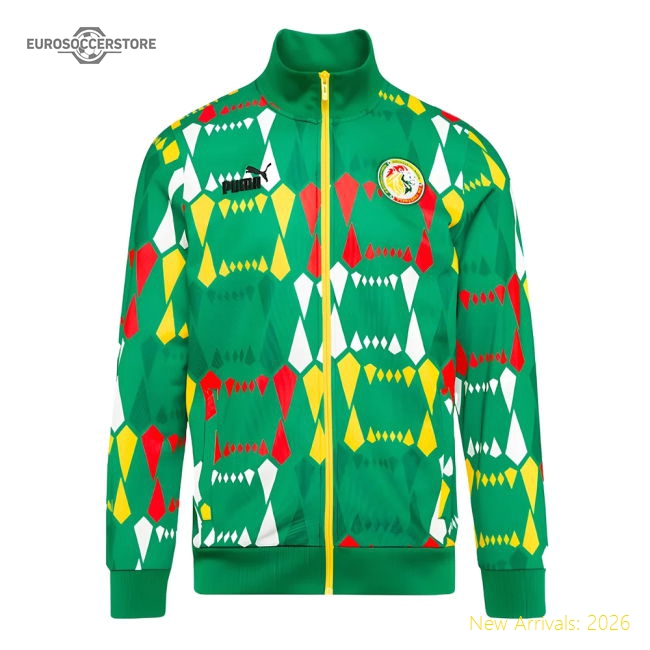 S,Senegal 2023-2024 Senegal Ftblculture Track Jacket (Green)-Soccer Shirts Store: 2026 World Cup Kits