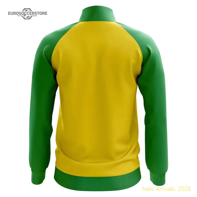 S, Match Day Norwich Concept Football Track Jacket (Yellow)-World Cup Jersey Hub - 2026 National Football Kits Store