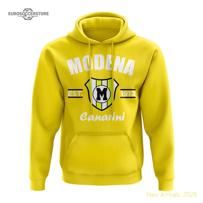 Modena Modena Established Football Hoody (Yellow) For Diehard Football F-World Cup Jersey Hub - 2026 National Football Kits Store
