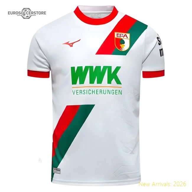 Fc Augsburg 2025-2026 Home Uniform Football Football Top-World Cup Jersey Hub - 2026 National Football Kits Store