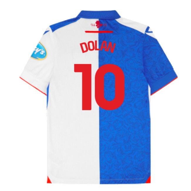 Club Teams,Blackburn 2024-2025 Blackburn Rovers Home Shirt (Dolan 10)-Soccer Shirts Store: 2026 World Cup Kits